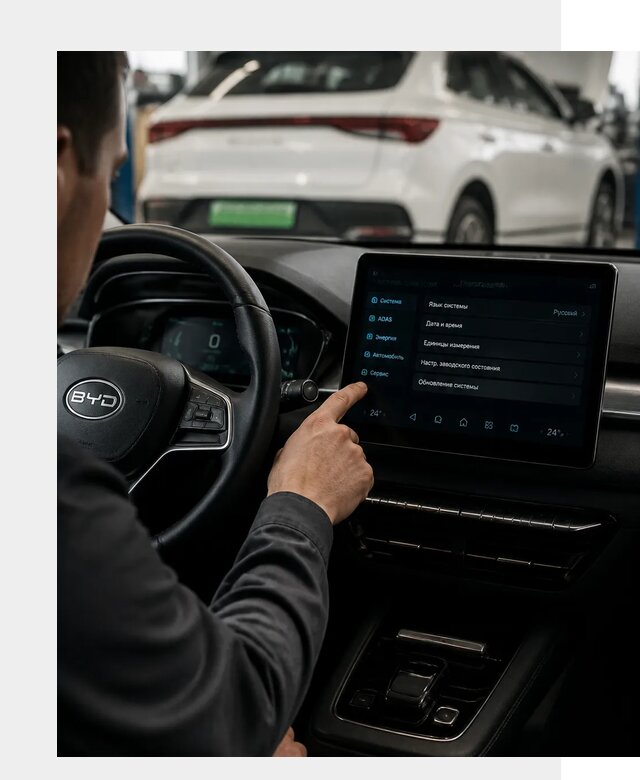 Русификация BYD E2 в Медногорске от 15156 р. | ФастМобиль-Мдн под ключ