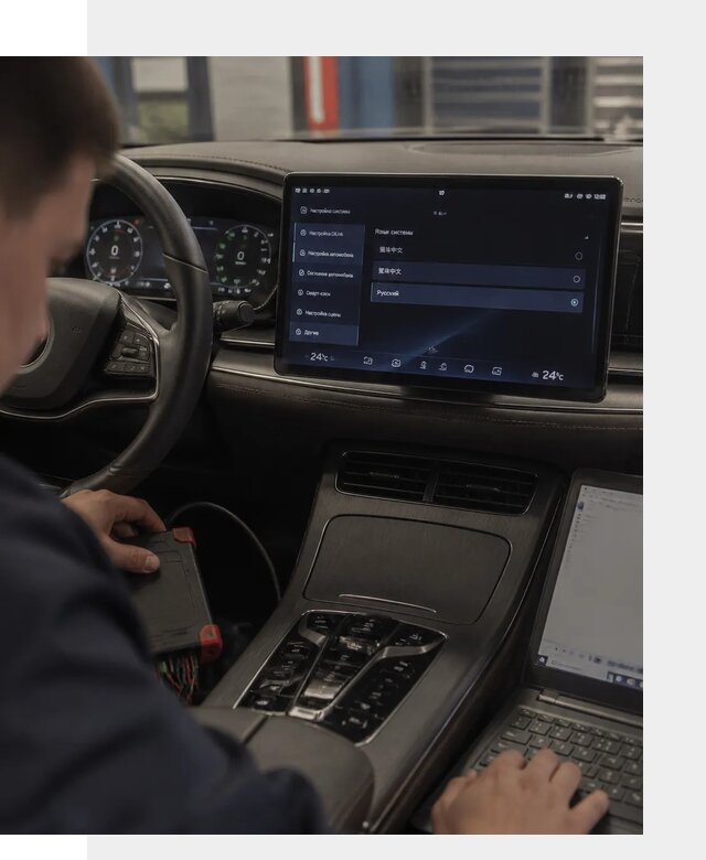 Русификация автомобиля BYD HAN для эксплуатации в Медногорске